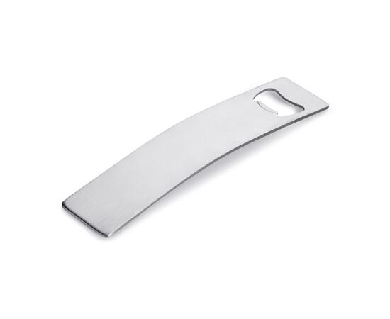 Roestvrijstalen flessenopener Mat zilver -  MO7732-16