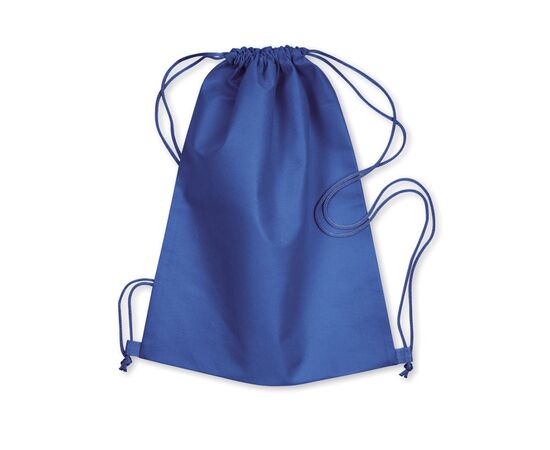 80gr/m² nonwoven drawstring Blue -  MO8031-04