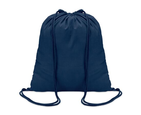 Sac à cordon en coton Bleu -  MO8484-04