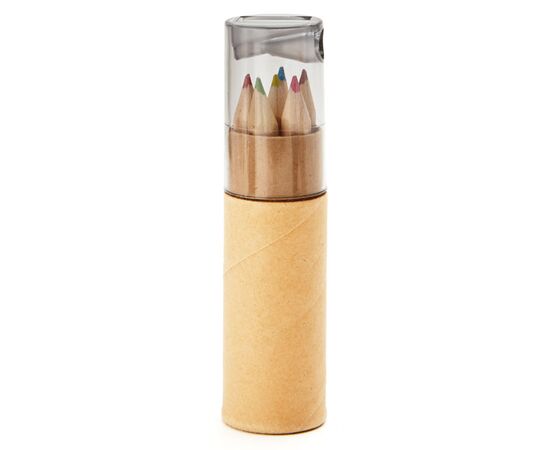 6 coloured pencils Transparent grey -  MO8580-27