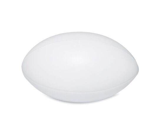 Anti-stress ballon de rugby Blanc -  MO8687-06