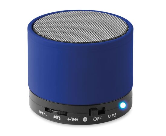 Wireless Lautsprecher, rund Königsblau -  MO8726-37