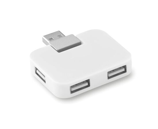 USB Hub, 4 poorten Wit -  MO8930-06