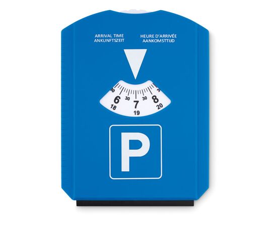 Parkeerkaart met ijskrabber Blauw -  MO8945-04