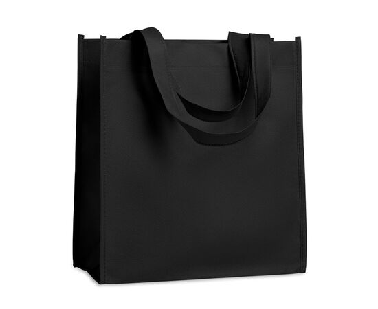 Non-woven boodschappentas Zwart -  MO8959-03