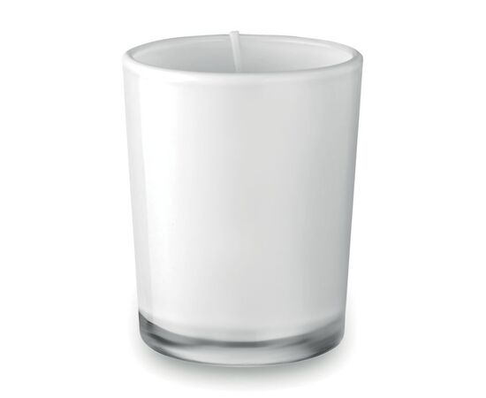 Duftkerze im Glas Weiß -  MO9030-06