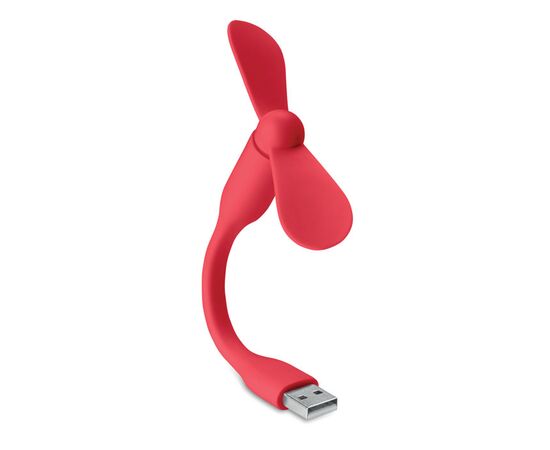 Portable USB fan Red -  MO9063-05 Portable USB fan Red -  MO9063-05
