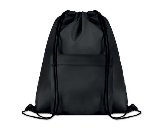 210D Polyester drawstring bag Black -  MO9177-03