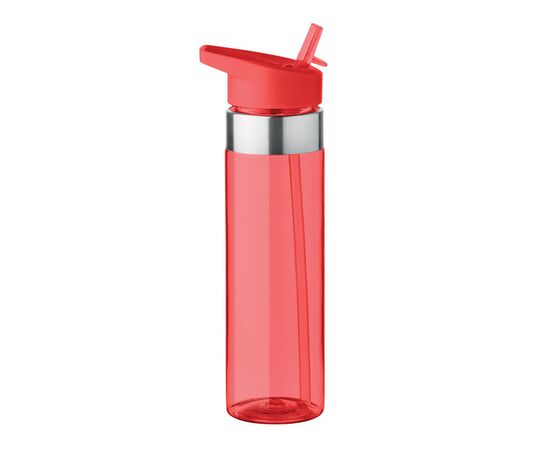 650 ml tritan bottle Transparent red -  MO9227-25