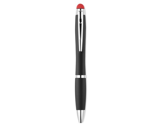 Balpen stylus lampje Rood -  MO9340-05
