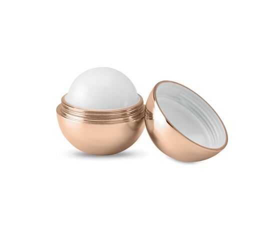 Round lip balm UV finish Champagne -  MO9373-19