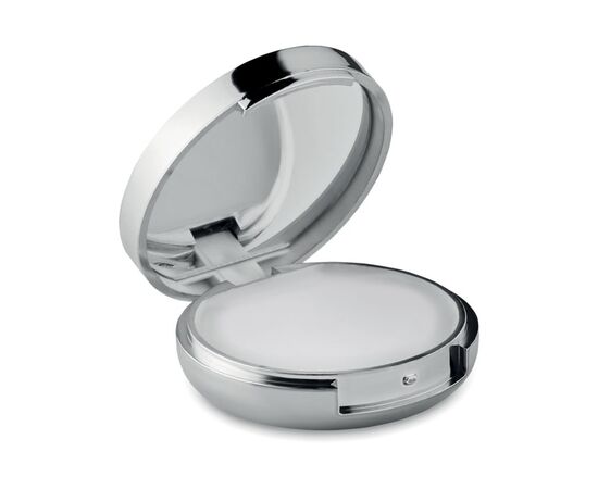 Lippenbalsam mit Spiegel Glänzendes silber -  MO9374-17