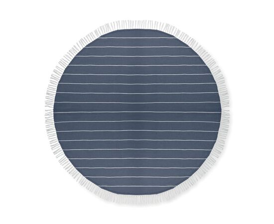 Serviette de plage ronde Bleu -  MO9512-04