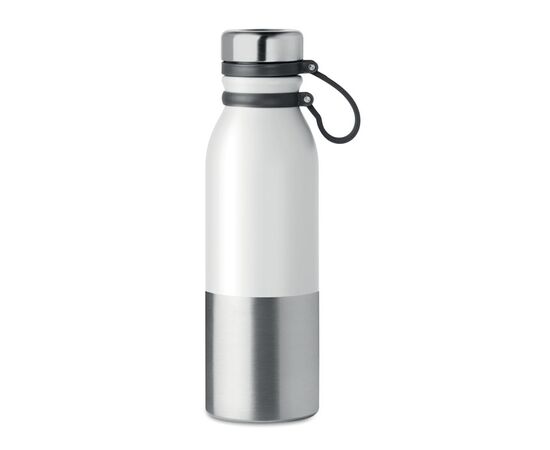 Doppelwandige Trinkflasche Weiß -  MO9539-06