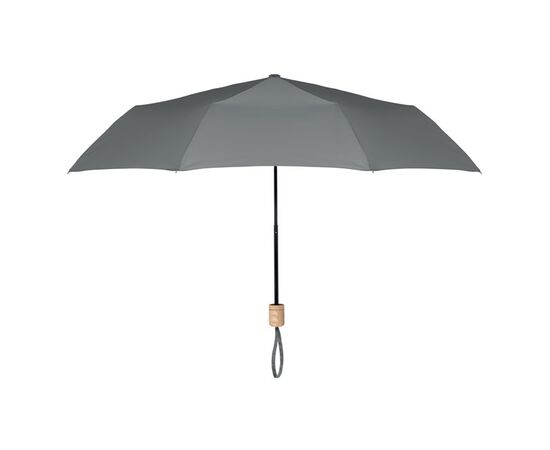 21 inch RPET foldable umbrella Grey -  MO9604-07