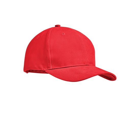 Brushed cotton basebal cap     MO9643 Rood -  MO9643-05