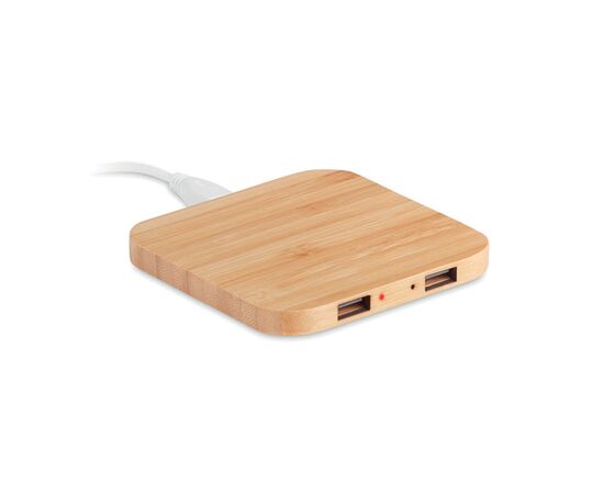 Bamboo wireless charge pad 5W Wood -  MO9698-40