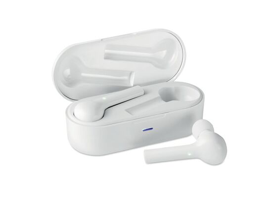 Ecouteurs TWS  base de charge Blanc -  MO9838-06