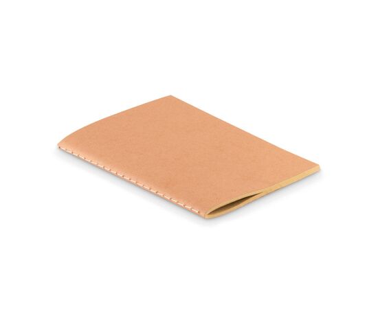 A6 recycled notebook 80 plain Beige -  MO9868-13