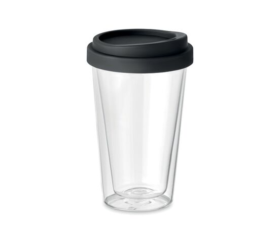 Verre en borosilicate 350ml Noir -  MO9927-03