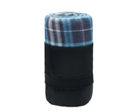 Couverture de voyage en RPET Bleu -  MO9936-04