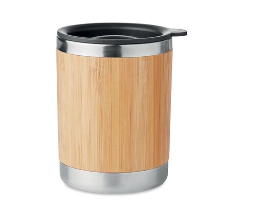 Gobelet acier inoxydable 250ml Bois -  MO9937-40