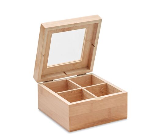Bamboe theedoos Hout -  MO9950-40