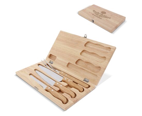 Messenset in geschenkverpakking Hout -  LT94498-N0093