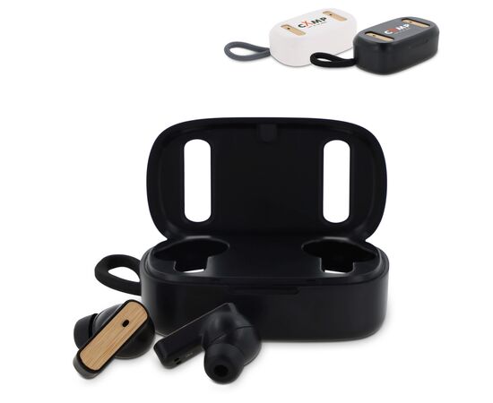 TWS Oordopjes bamboe Zwart - empty LT95017-N0002