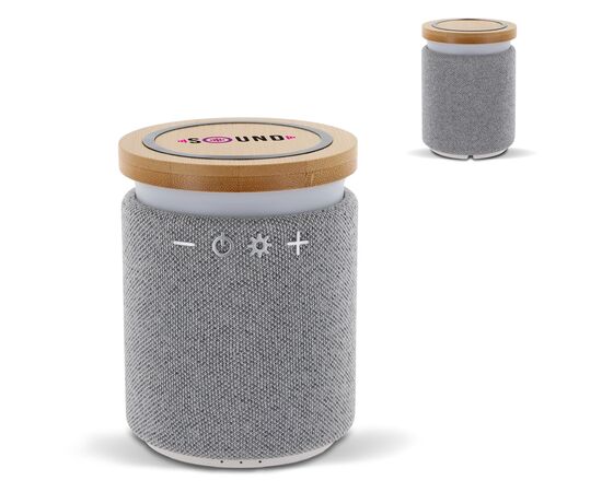 Bamboo wireless speaker 3W Gris - empty LT95021-N0061