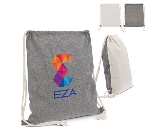 Rugzak Gerecycled katoen OEKO-TEX® 140g/m² 35x45cm Grijs - empty LT95249-N0061
