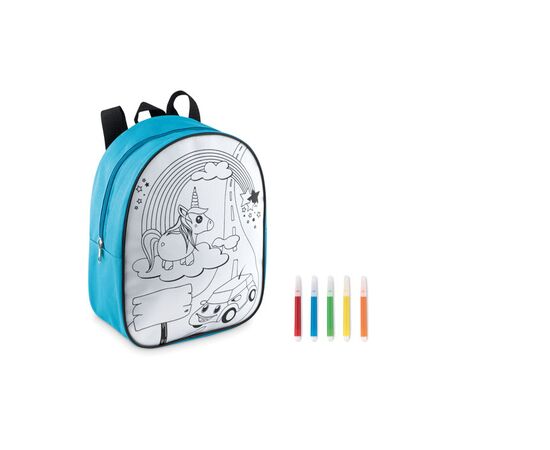 Kinderrugtasje 600D Turquoise -  MO9207-12