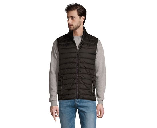 WAVE MEN Bodywarmer Noir -  S01436-BK-L