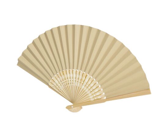 Carmen hand fan Natural  - Unbranded 12704006