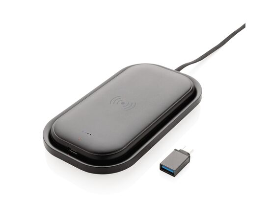5.000 mAh Wireless Charging Powerbank Station Schwarz - XD Collection P322.271