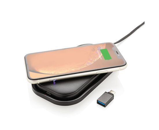 5.000 mAh Wireless Charging Powerbank Station Schwarz - XD Collection P322.271