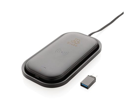 5.000 mAh Wireless Charging Powerbank Station Schwarz - XD Collection P322.271