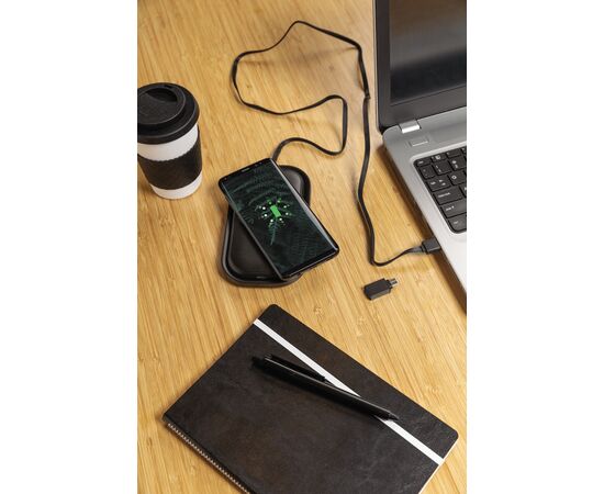 5.000 mAh Wireless Charging Powerbank Station Schwarz - XD Collection P322.271