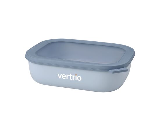 Mepal Cirqula bol rectangulaire multi-usage 2L lunchbox Nordic blue - Mepal 284131