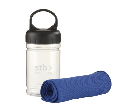 CoolDown Kühlhandtuch Dunkelblau -  312832