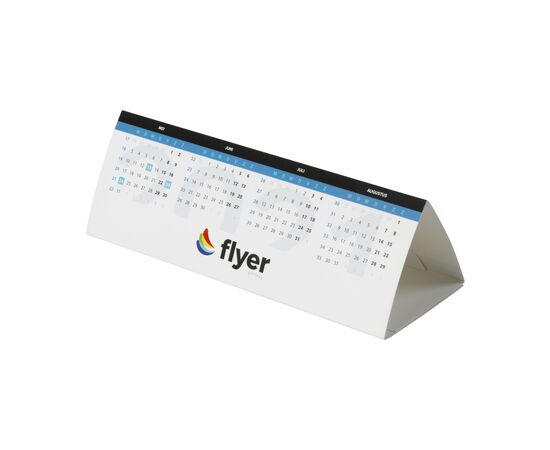 4-Maands Bureaukalender A4 (driehoek) Wit -  469210