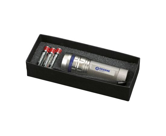 Cree-LED 3 Watt zaklamp Zilver -  750001