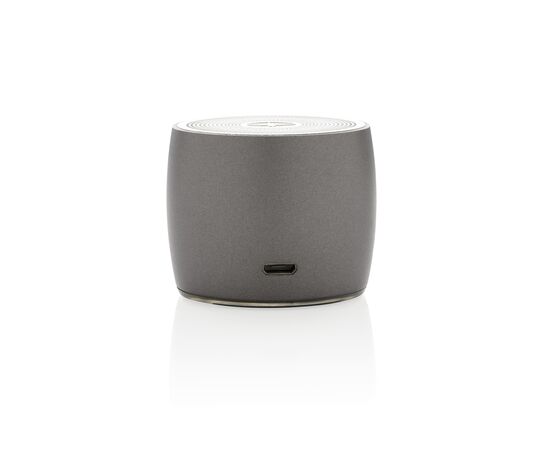 Swiss Peak 3W draadloze bass speaker Grijs, Grijs - Swiss Peak P326.781