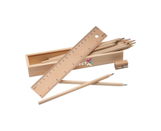 LiniBox crayons de couleur Bois -  359244