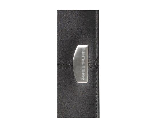 TucsonChief A5 Dokumentenmappe Schwarz - Real Leather 765098