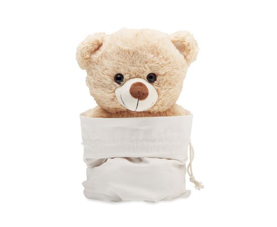 Grand ours en peluche en RPET Beige -  MO6505-13