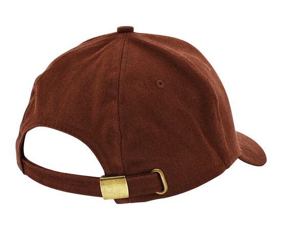 Turned brushed cap Bruin - Nilton's 1733-01-A01