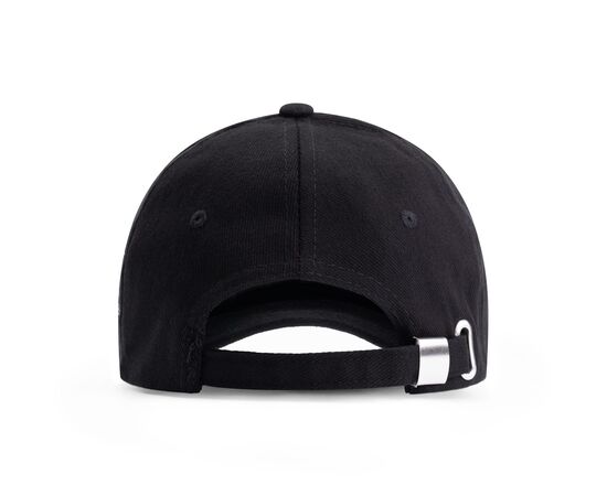 Brushed twill cap Zwart - Nilton's 1947-03-A03