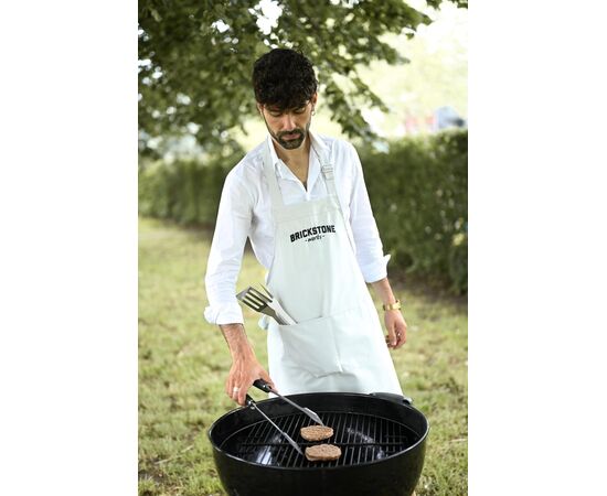 Apron with pocket and adjustable neck strap (75x85cm) Orange - Brickstone 5220-10-A10