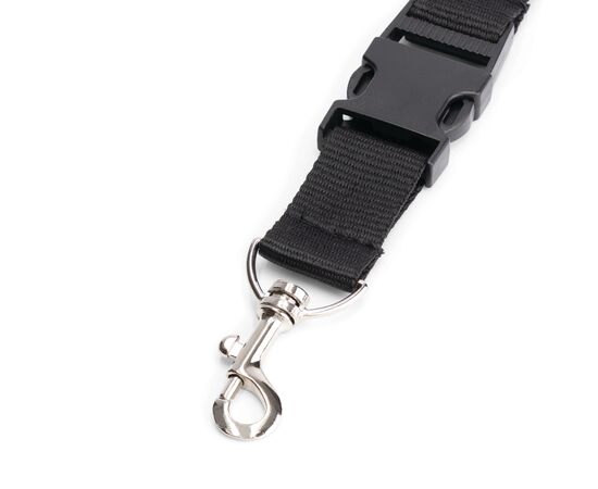 Lanyard 2,5cm Schwarz - Nilton's 7000-03-A03